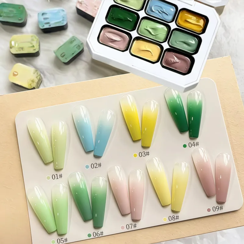 Resin Color Paste - Esmalte de Uñas Sólido de 9