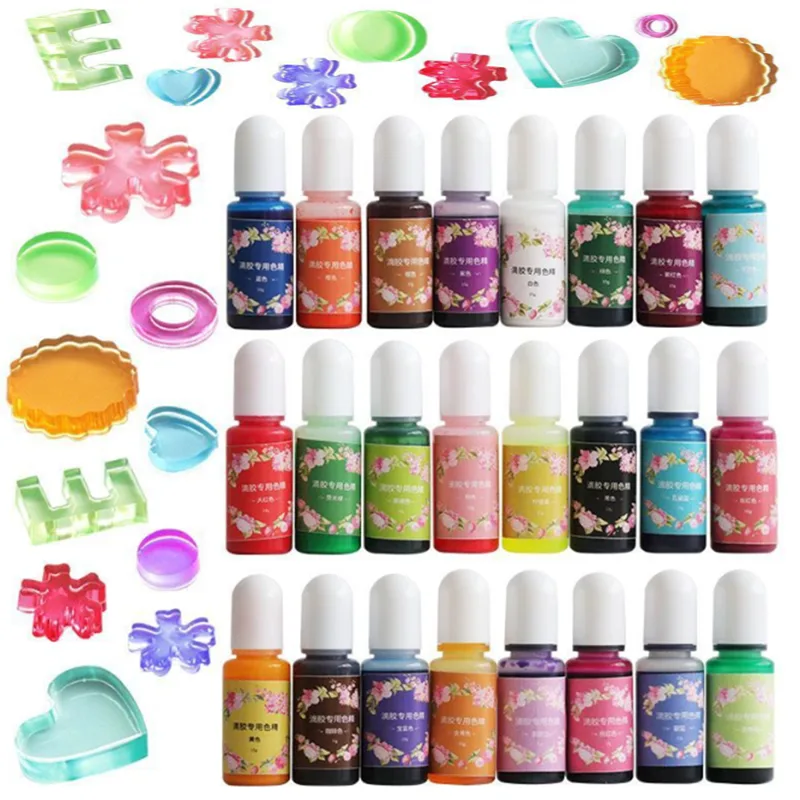 Resin Art And Jewelry - 26 colores 10ml pigmento de resina