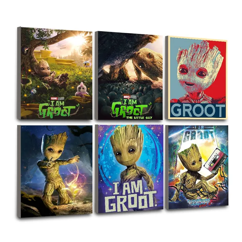 Resin Art Wall Decor - Mar Cute G-Groot lassic Cover, pintura
