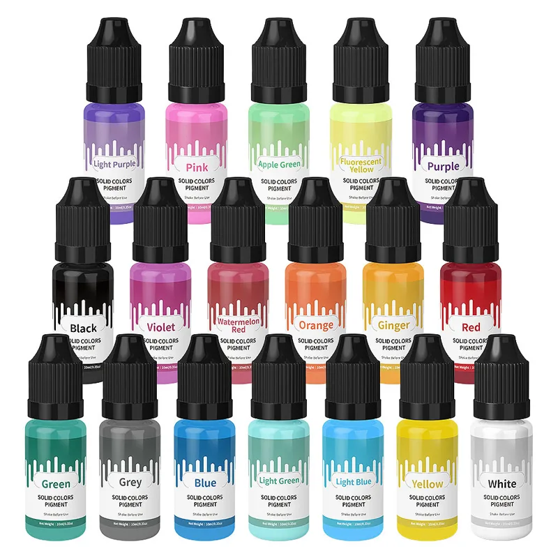 Resin Color Paste - 18 colores 10ml Macaron Color Pastel