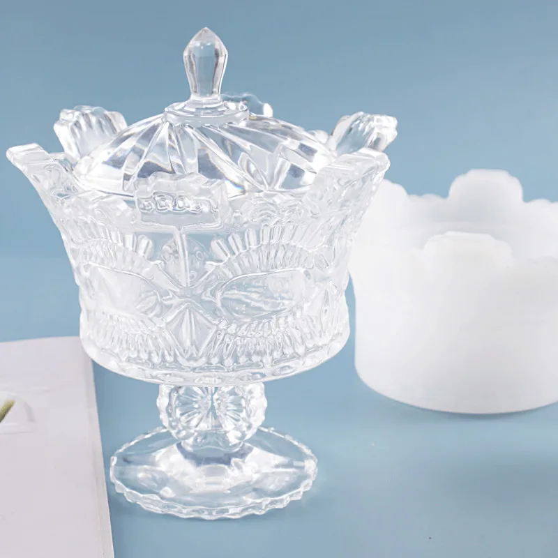 Resin Art Equipment - Caja de almacenamiento de cristal, molde