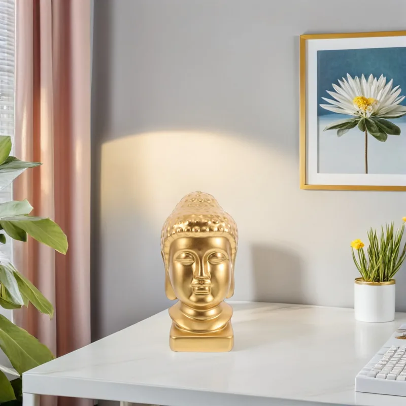 Resin Art And Decor - Estatua de Buda de Resina, Escultura