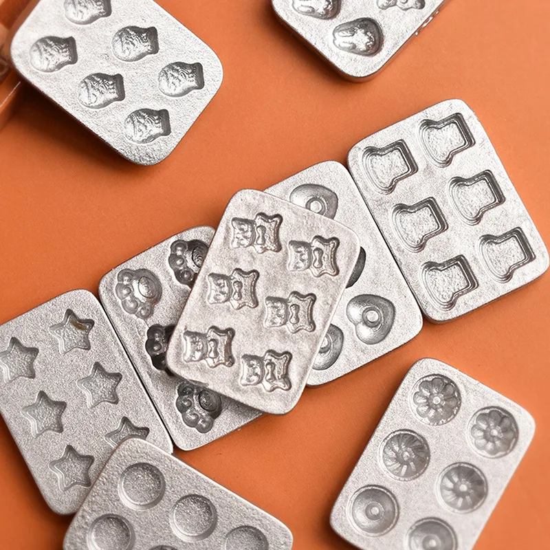 Resin Art Heart - 10 piezas de moldes miniatura para