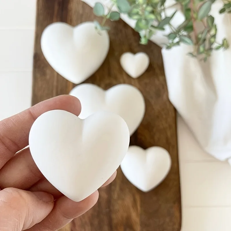 Resin Art Heart - Juego de 5 Moldes de Silicona
