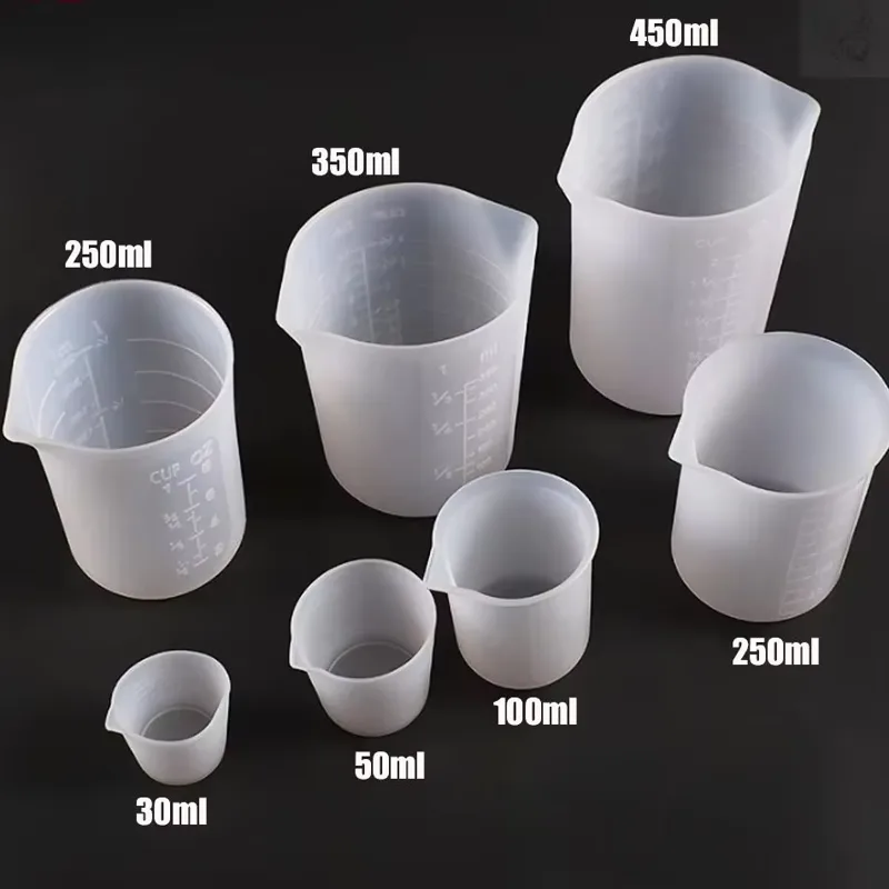 Resin Art Equipment - Taza Medidora de Silicona de 1000ml,