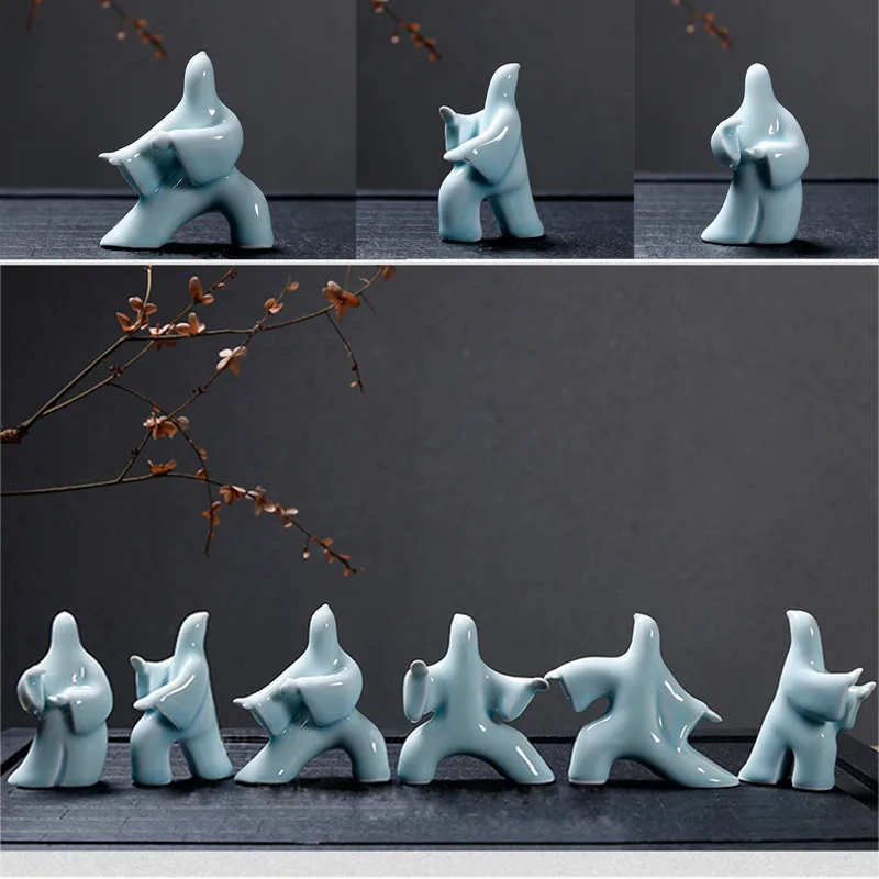 Resin Art Studio - Estatuilla de Poses de Kungfu de