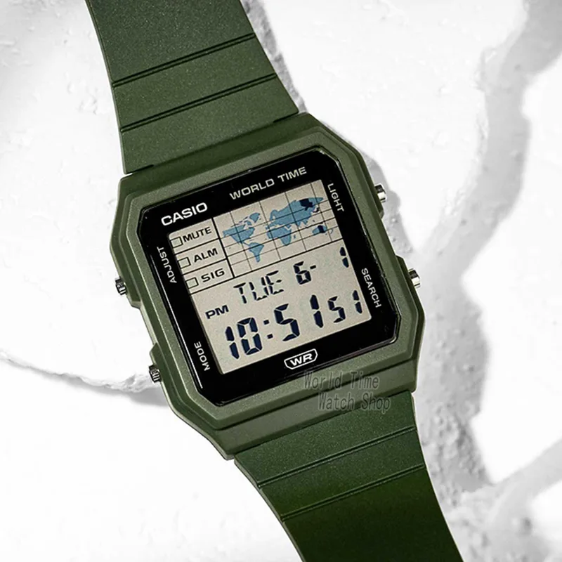 Resin Art Watch - Reloj Casio para hombre, conjunto de