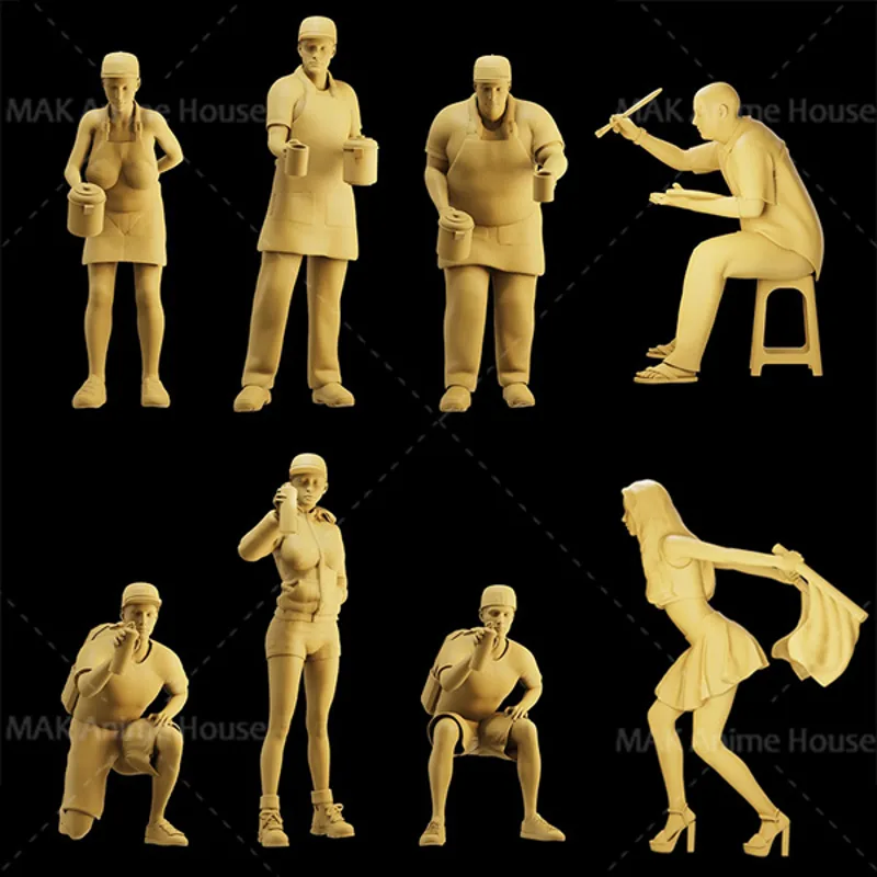 Resin Art Watch - Miniaturas sin pintar, arte de Graffiti