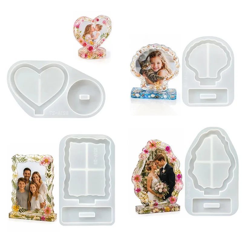 Resin Art Heart - Molde de Resina para Invitaciones de