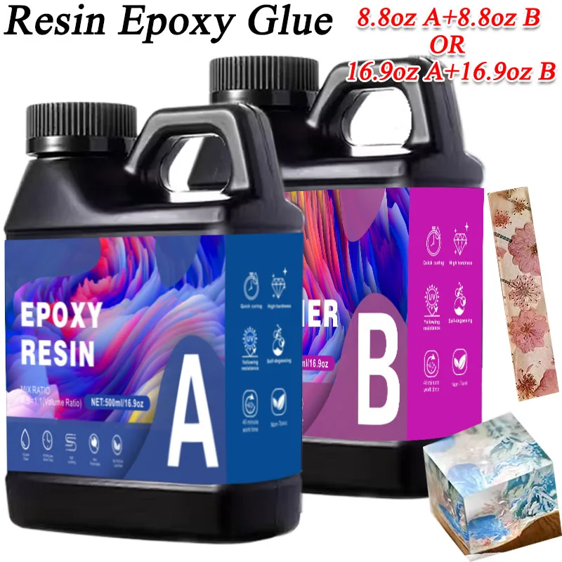 Resin Art And Jewelry - Pegamento epoxi de resina AB de