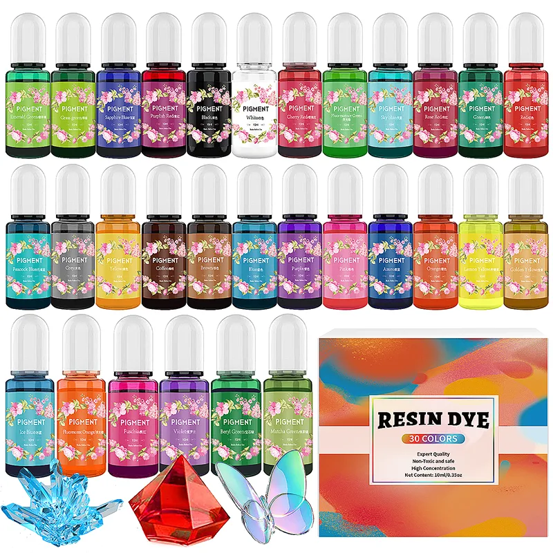 Resin Art And Jewelry - Kit de pigmento de resina epoxi