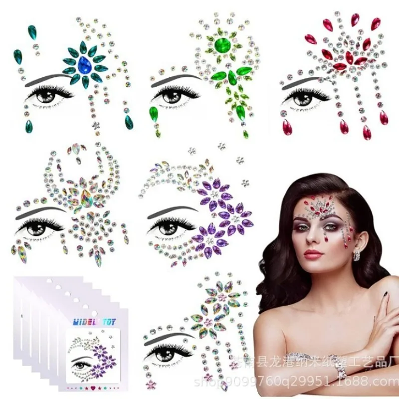 Resin Art And Jewelry - Pegatinas de resina acrílica con gemas