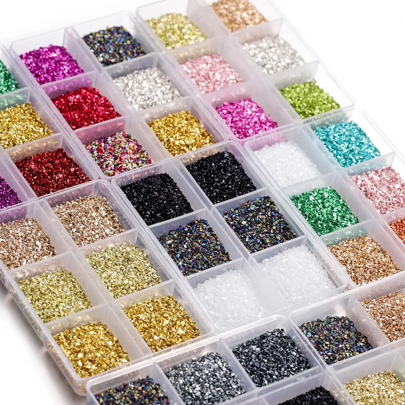 Resin Art Stone - 30g de piedras de vidrio roto,