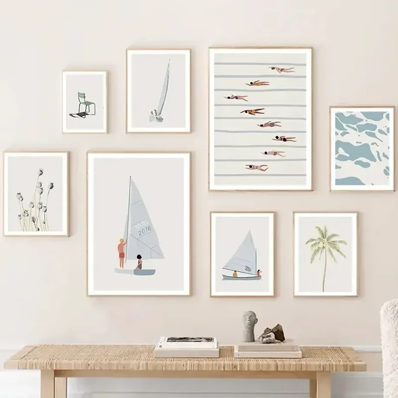 Resin Art Beach Theme - Pósteres e impresiones de pintura de