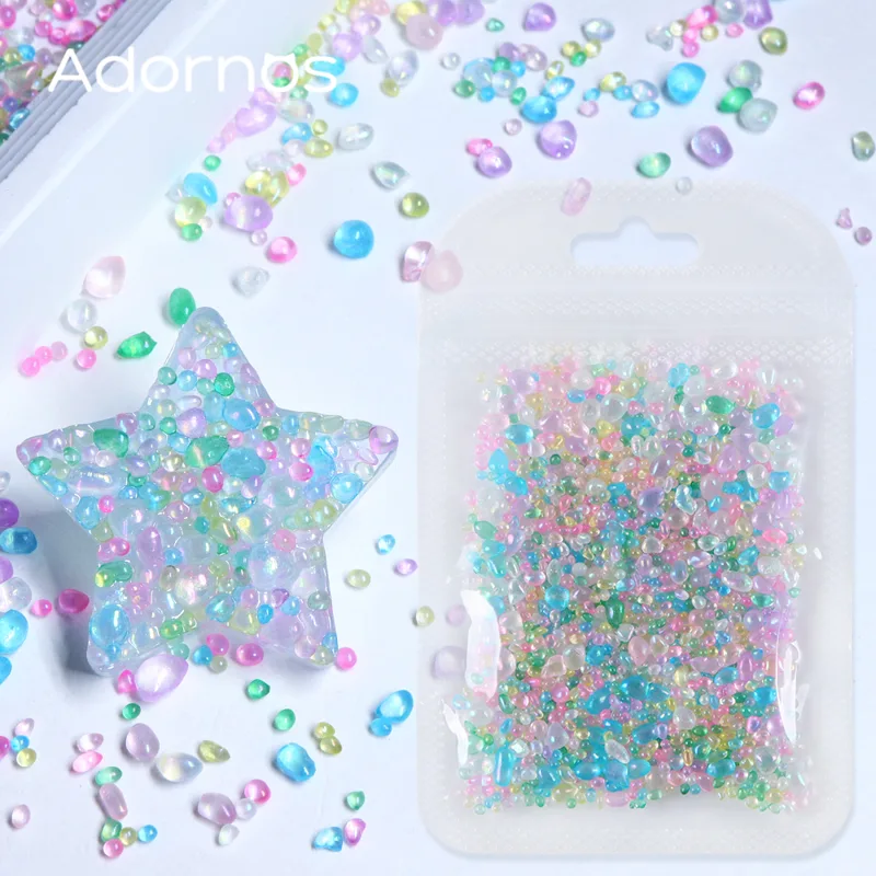 Resin Art Stone - 20 g/bolsa de piedra de vidrio