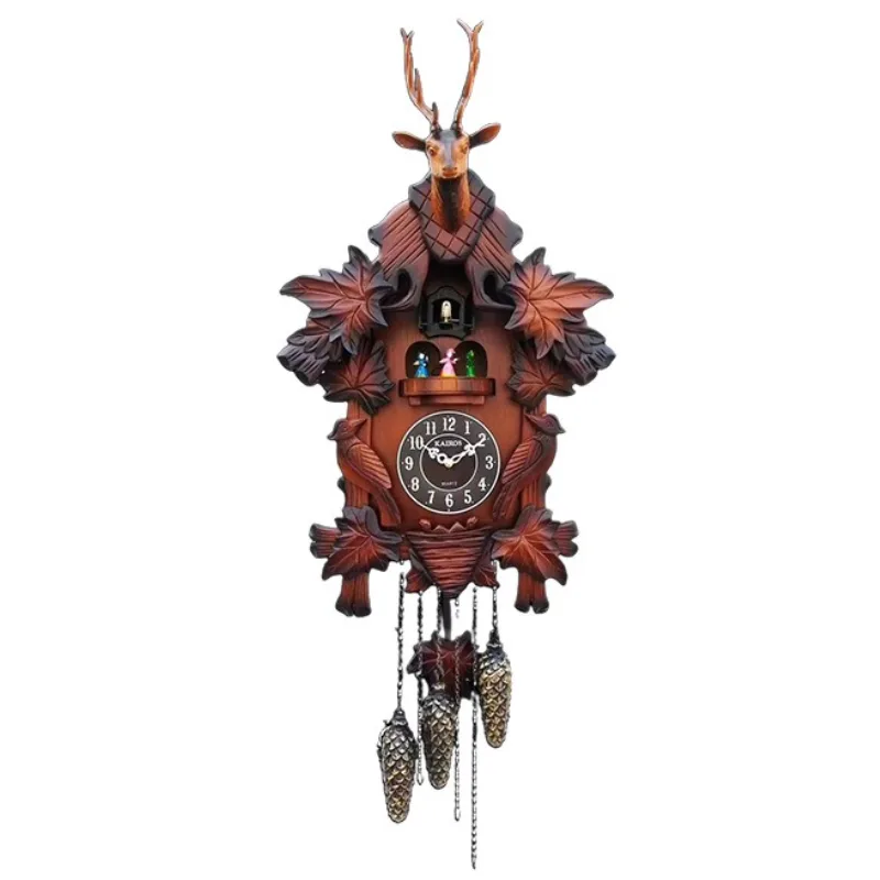 Resin Art Watch - Reloj de pared de cuco, relojes