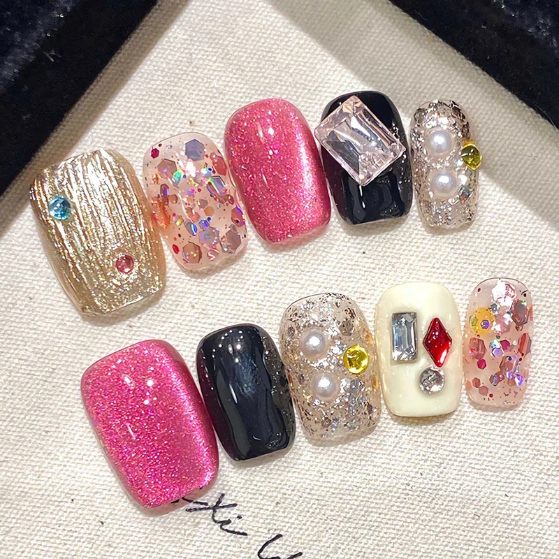Resin Art And Deco - Uñas postizas hechas a mano, Uñas