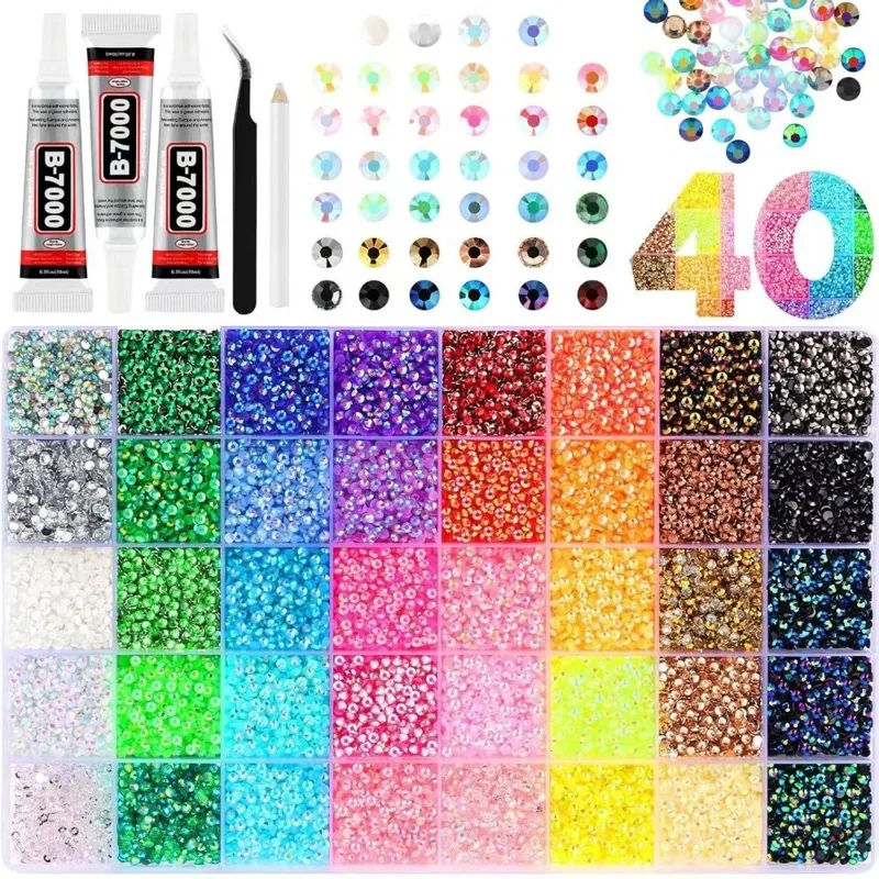 Resin Art Equipment - Kit de diamantes de imitación de