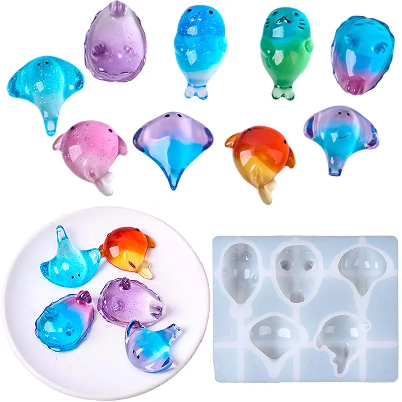 Resin Art A Keychain - Molde de silicona 3D de rayo