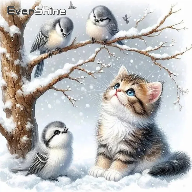 Resin Art Equipment - Evershine-mosaico de diamantes de gato, imagen