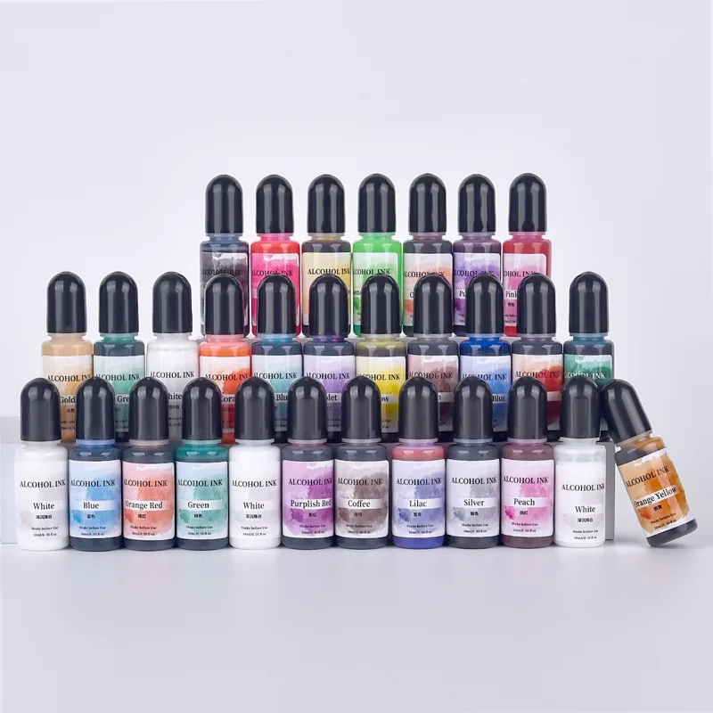 Resin Art Alcohol Ink - 10ml de pigmento de resina epoxi,