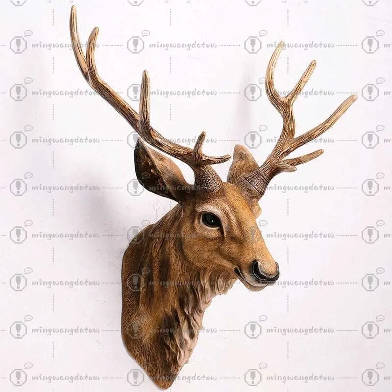 Resin Art And Decor - Cabeza de Ciervo Artificial de 17