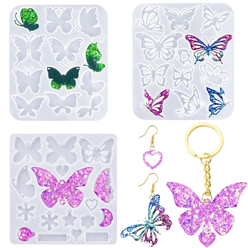 Resin Art A Keychain - Moldes de resina para pendientes, moldes