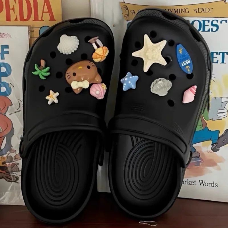Resin Art Beach Theme - Adornos de Resina para Zapatos con