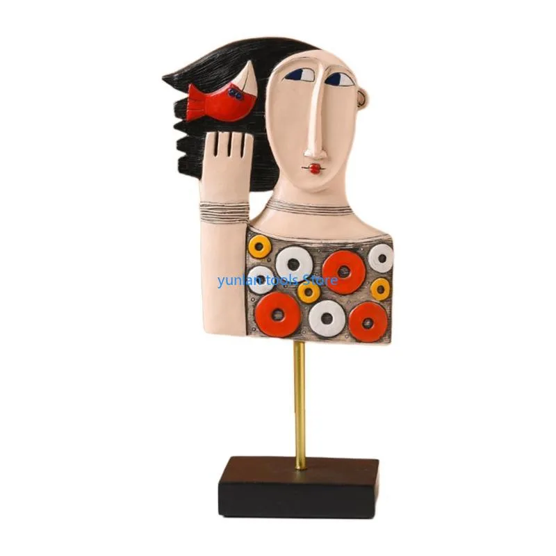 Resin Art Studio - 50 Face Art Statue Sculpture Resina