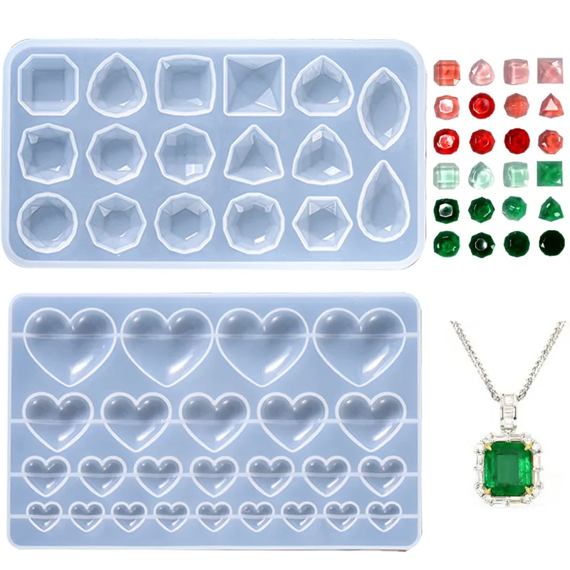 Resin Art And Jewelry - DIY cubo anillo collar pulsera Nail