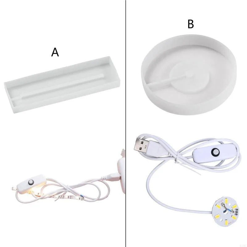 Resin Art Equipment - Molde silicona R3MC con luz LED