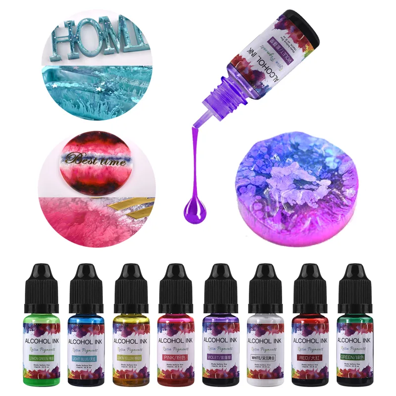 Resin Art Alcohol Ink - Tinta de arte con Alcohol, pigmento