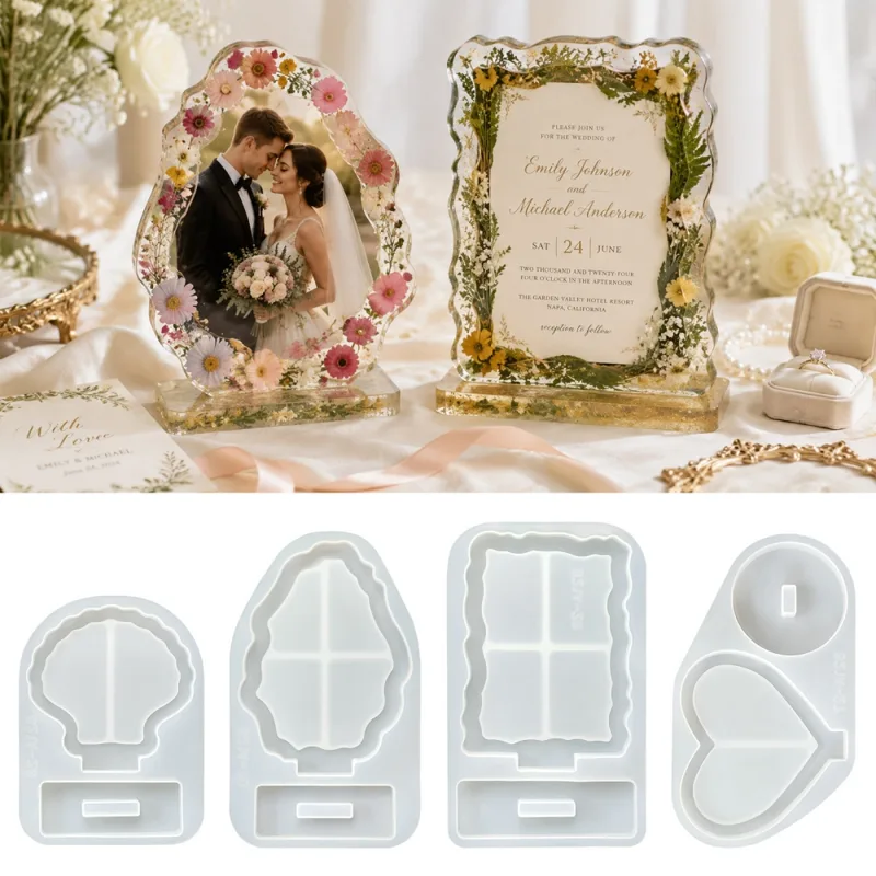 Resin Art Heart - Molde de Resina con Forma de