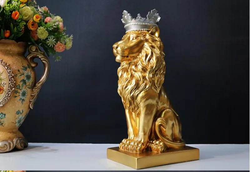 Resin Art Business - Estatua artística de 34CM, gran, para