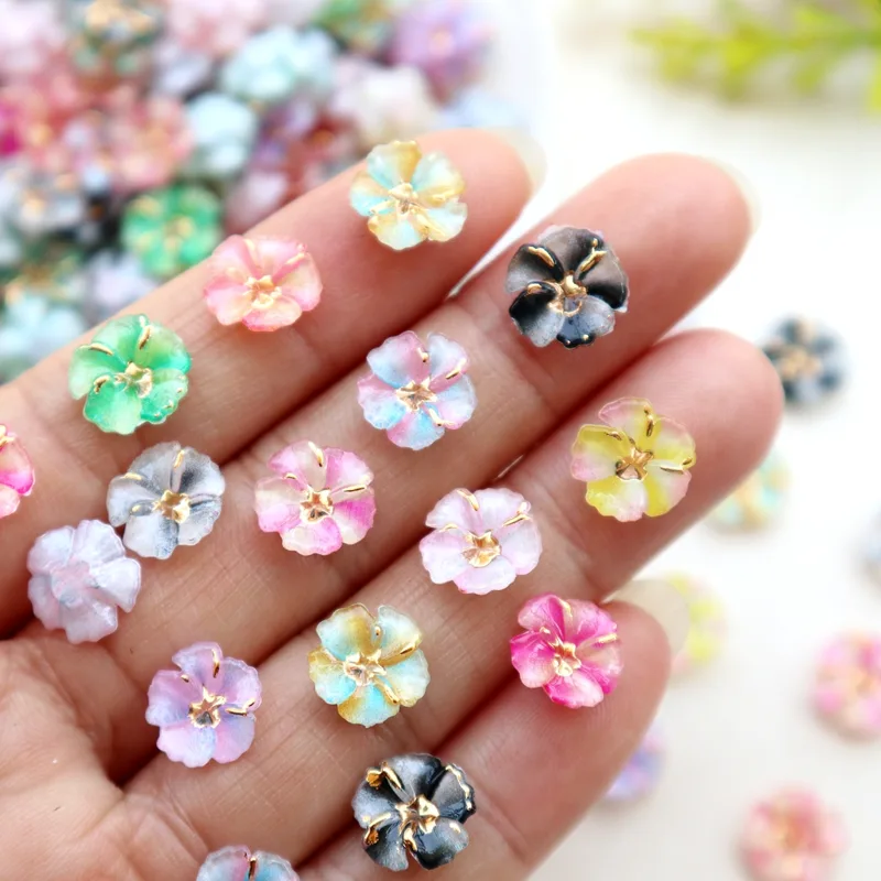 Resin Art And Jewelry - 30 Piezas de Mini Flores de
