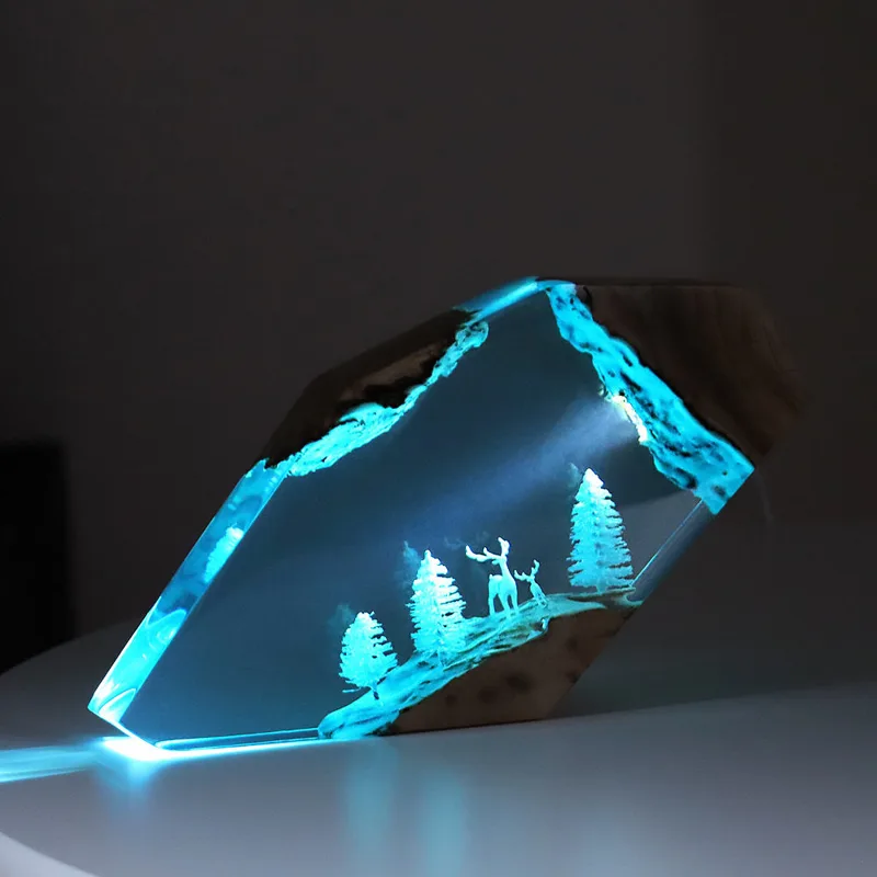 Resin Art And Decor - Adorno Luminoso Personalizado de Hada del