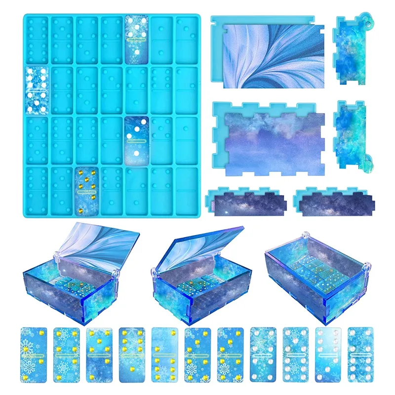 Resin Art Equipment - Moldes de dominó de resina epoxi