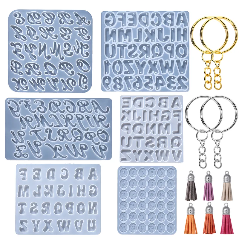 Alfabeto resina epoxi molde de - Resin Color Paste reseña y precio