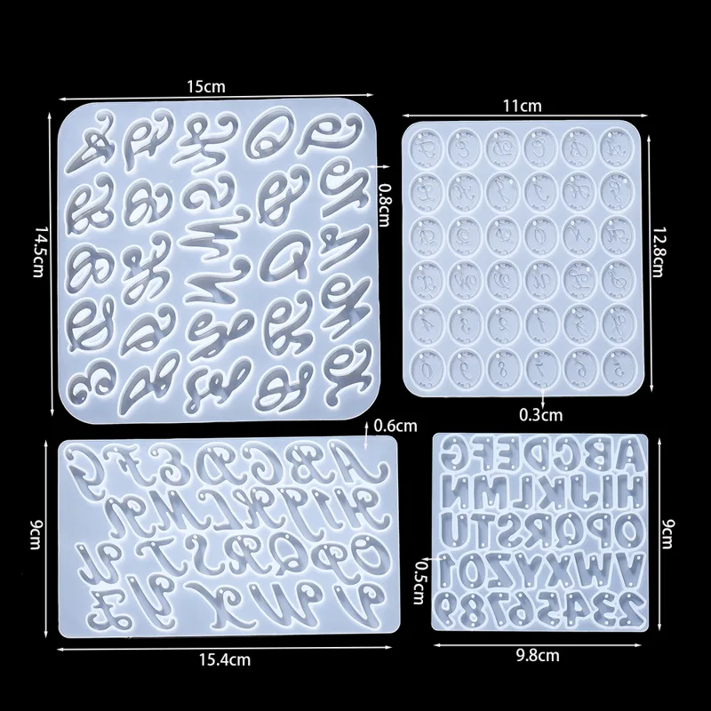 Alfabeto resina epoxi molde de - Resin Color Paste reseña y precio