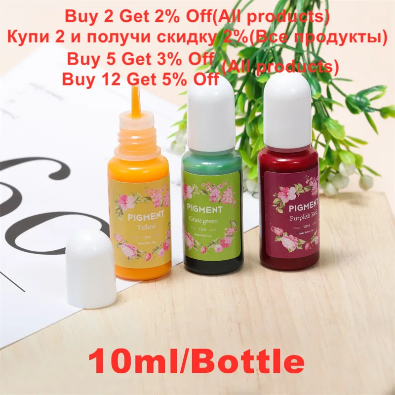 26 colores 10ml pigmento de re - Resin Art And Jewelry reseña y precio