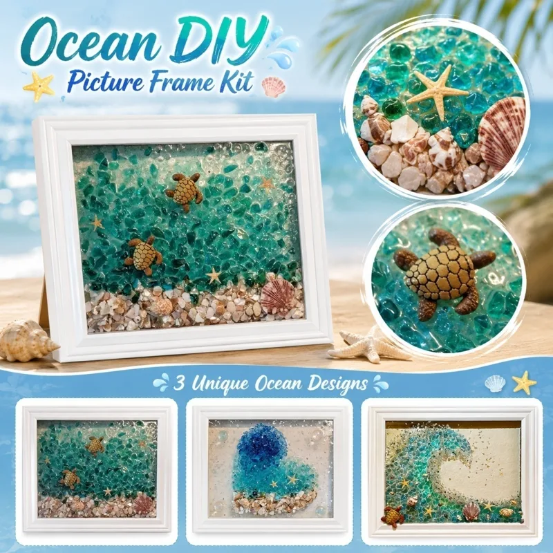 Kits de Arte con Vidrio Marino - Resin Art Beach Theme reseña y precio