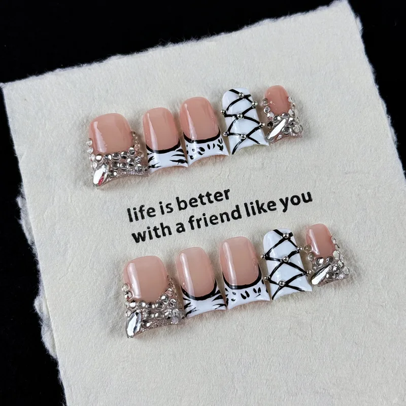 10 piezas de uñas postizas de  - Resin Art And Deco reseña y precio