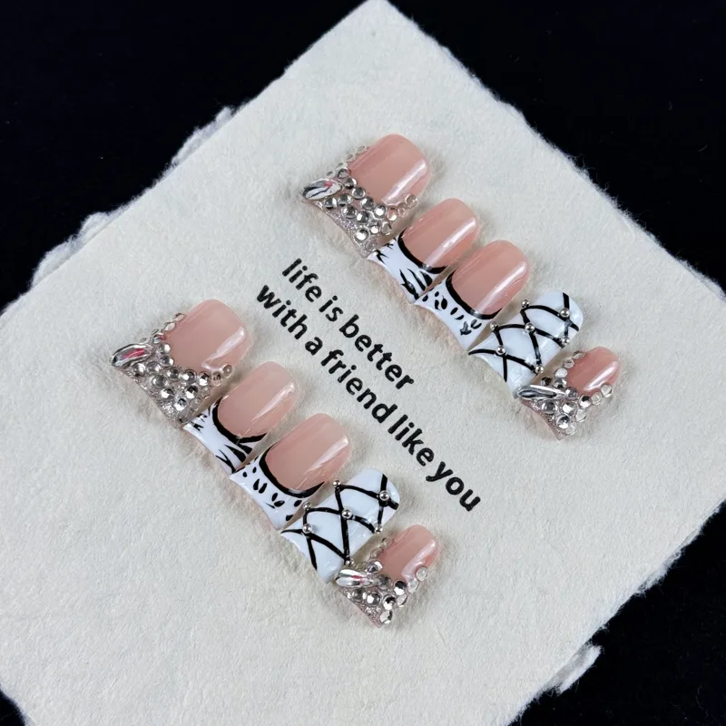 10 piezas de uñas postizas de  - Resin Art And Deco reseña y precio