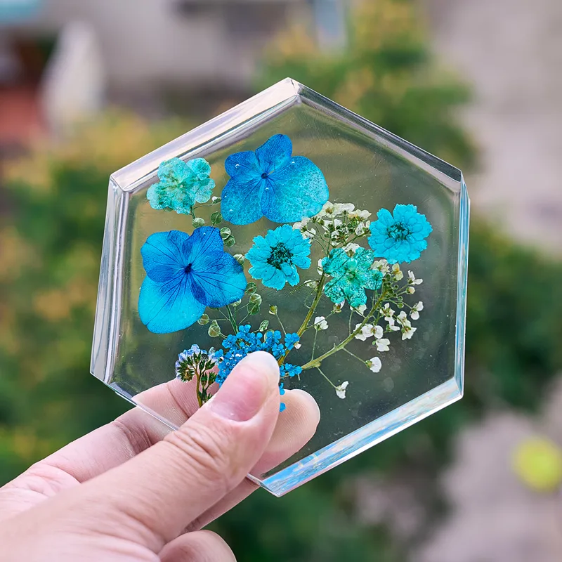 Posavasos de 6 agujeros, molde - Resin Art Heart reseña y precio