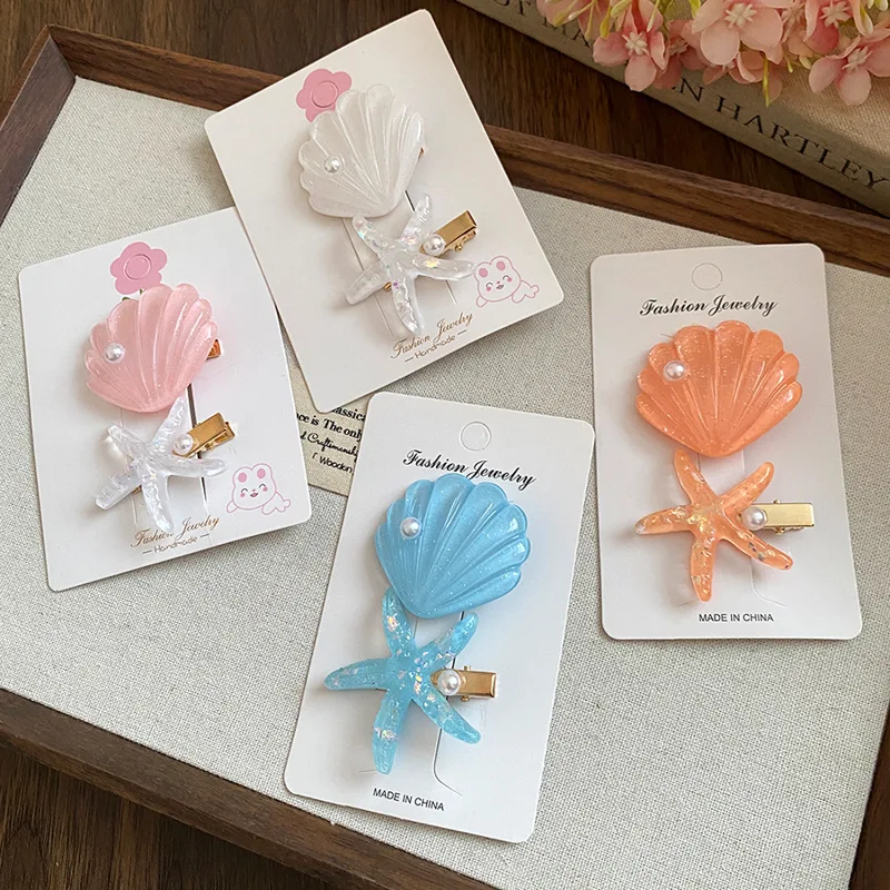 2 Piezas de Pinzas para el Cab - Resin Art Beach Theme reseña y precio