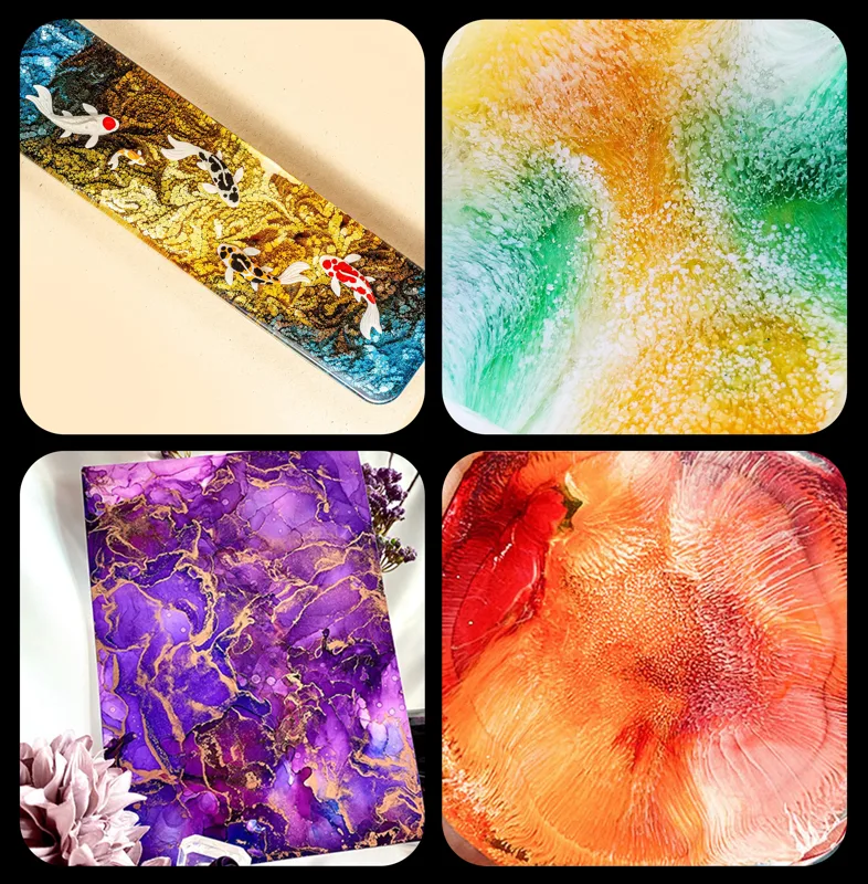 1 Juego de pigmento de resina  - Resin Art Alcohol Ink reseña y precio