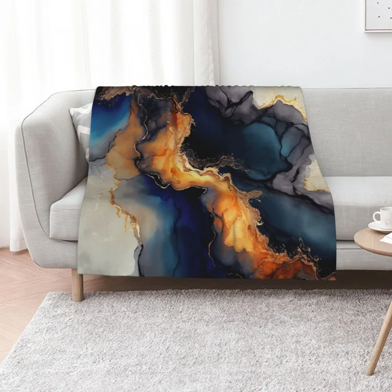 Ondas Volcánicas - Manta Decor - Resin Art Alcohol Ink reseña y precio