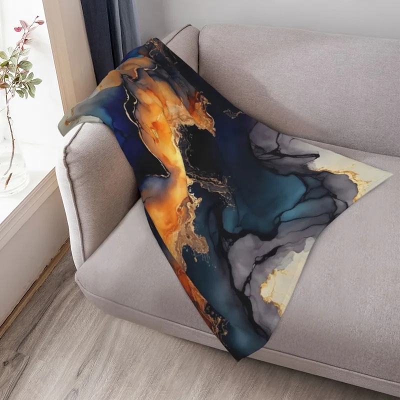 Ondas Volcánicas - Manta Decor - Resin Art Alcohol Ink reseña y precio
