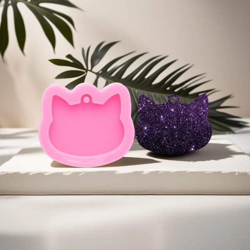 Moldes de silicona para gatos, - Resin Art A Keychain reseña y precio