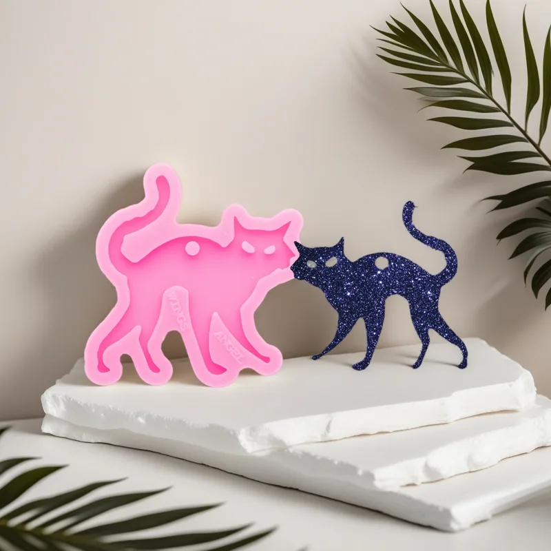 Moldes de silicona para gatos, - Resin Art A Keychain reseña y precio